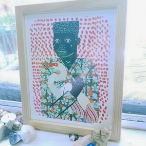 UO - Camilla Perkins Gentleman With Egret Framed